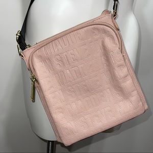 Steve Madden blush pink logo crossbody